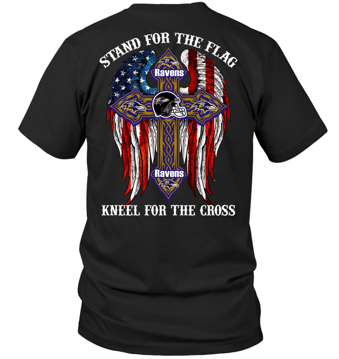 Baltimore Ravens: Stand For The Flag Kneel For The Cross