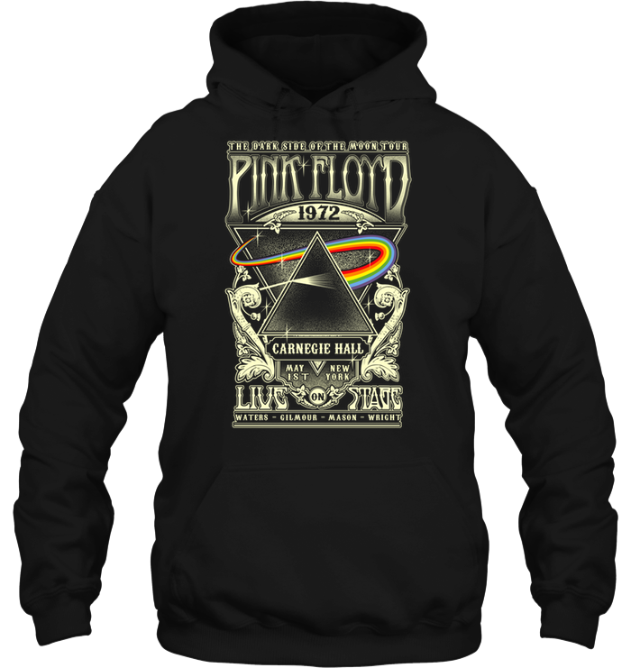 Pink Floyd Dark Side Tour Carnegie Hall Angustiado Frío Hombro Camiseta Nueva