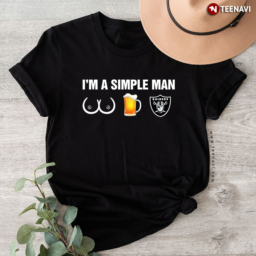 Oakland Raiders: I’m A Simple Man T-Shirt