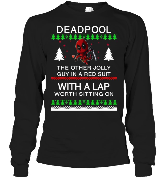 Deadpool The Other Jolly Guy In A Red Suit With A Lap Worth Sitting On