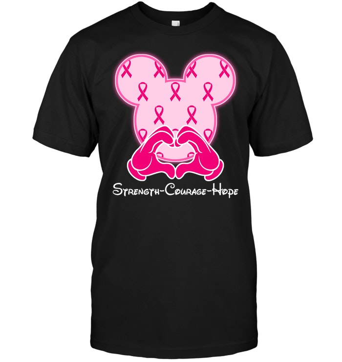 Mickey Mouse, Breast Cancer: Strength Courage Hope