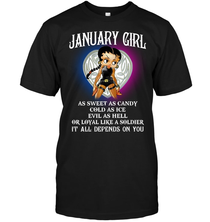 Betty Boop: January Girl As Sweet As Candy Cold As Ice
