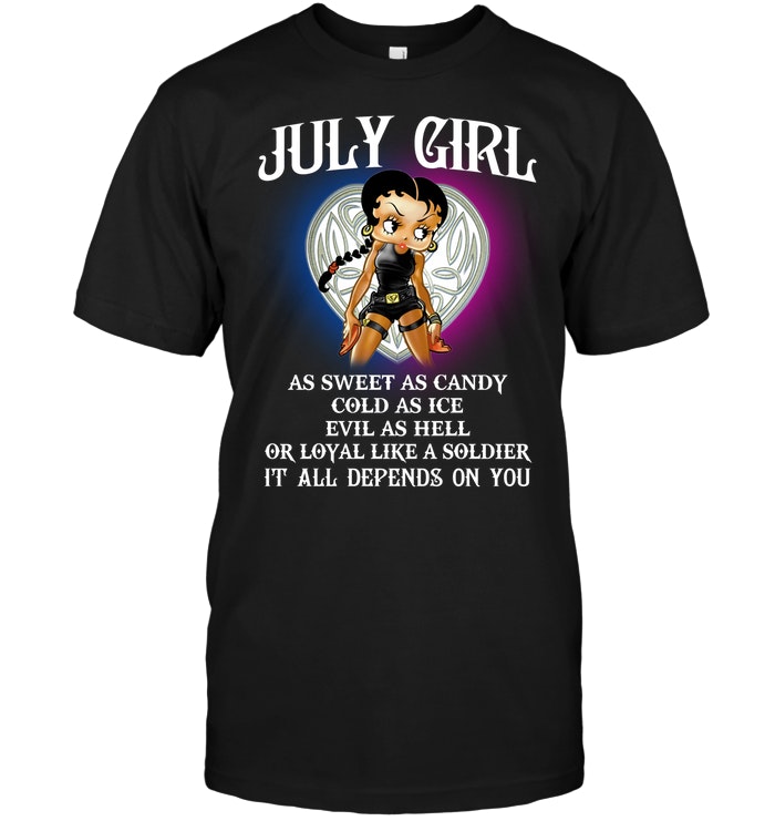 Betty Boop: July Girl As Sweet As Candy Cold As Ice