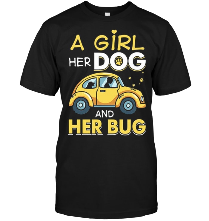 A Girl Her Dog And Her Bug