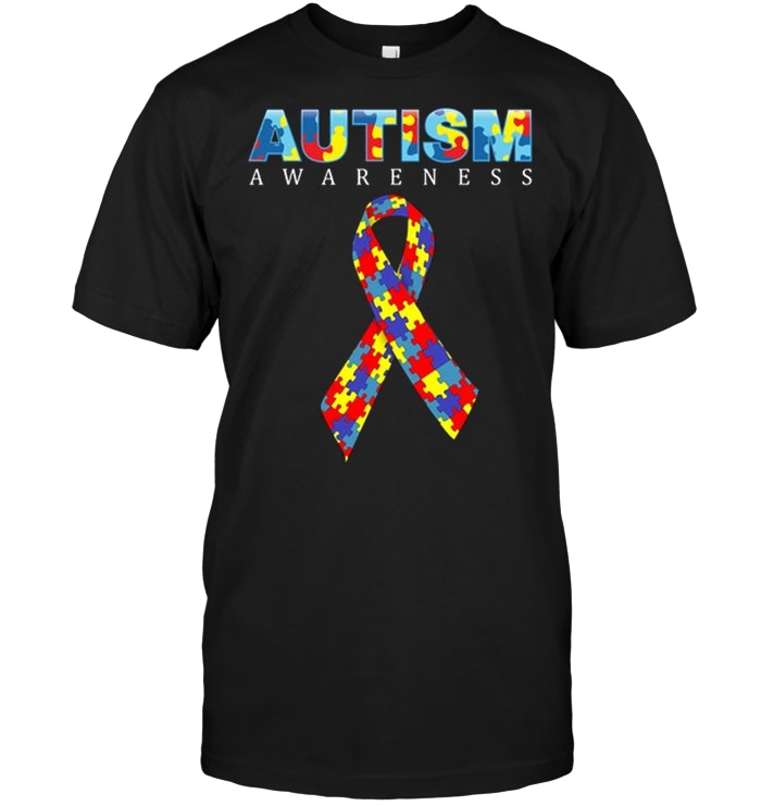 Autism Awareness Puzzle Ribbon