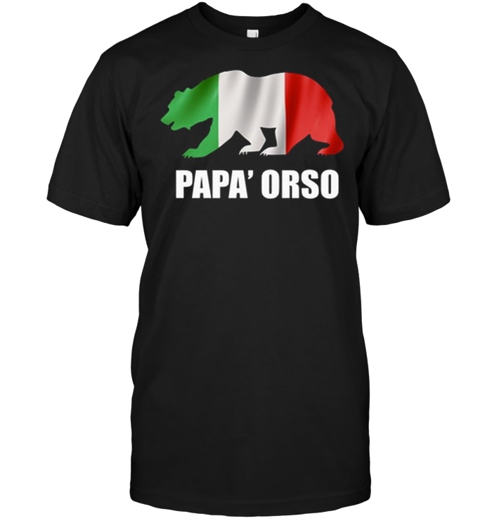 Italian Dad Papa' Orso Italian Language Novelty