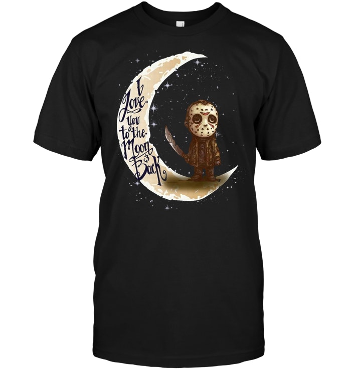 Jason Voorhees Moon Back T-Shirt