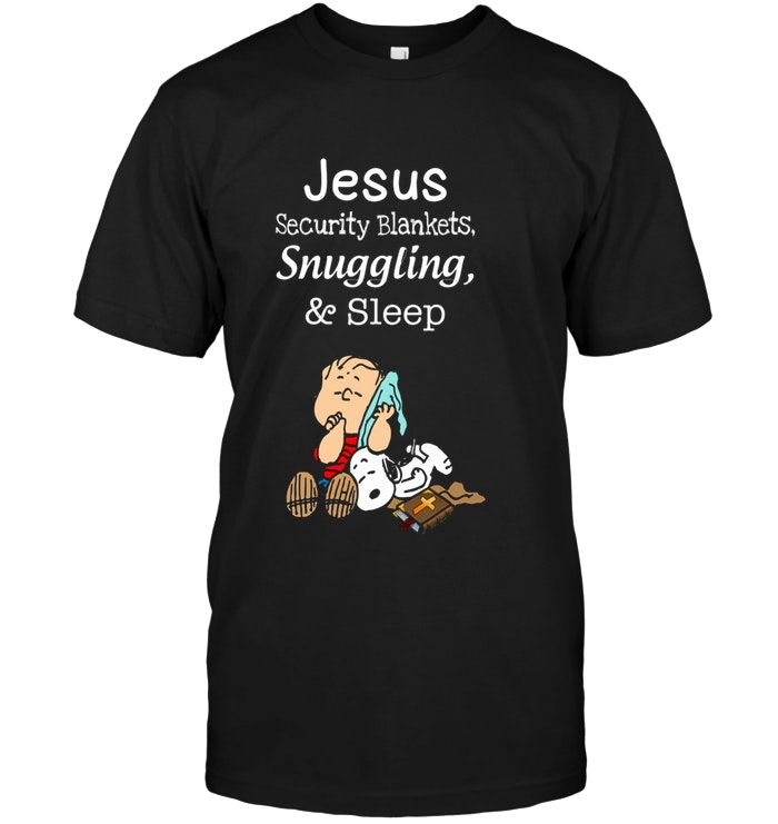 Snoopy - Jesus, Security Blankets Snuggling And Sleep