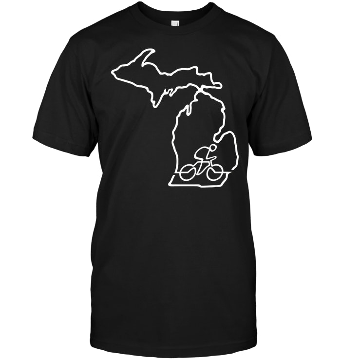 Bicycle Michigan Cycling Cyclist Gift Bike Road Racing