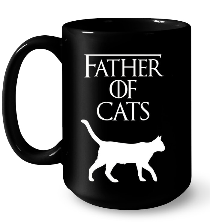 Father Of Cats Fur Dad Funny Cat Lover