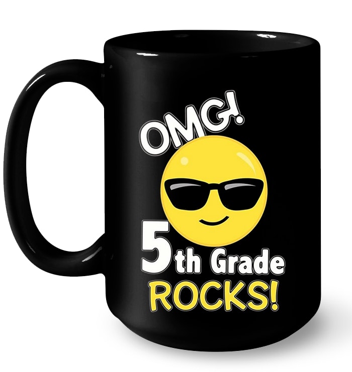 Fifth Grade Rocks Emoji 5th Grade Sunglasses Emoji