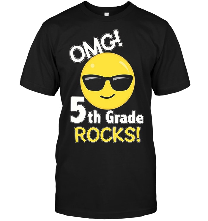 Fifth Grade Rocks Emoji 5th Grade Sunglasses Emoji