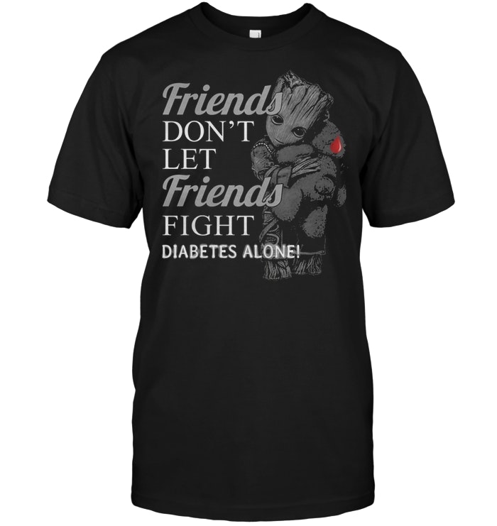 Groot Hug Teddy Friends Don’t Let Friends Fight Diabetes Alone