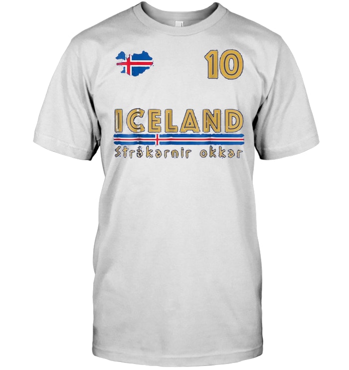 Iceland Soccer Jersey World Cup Football Fan Flag Gift