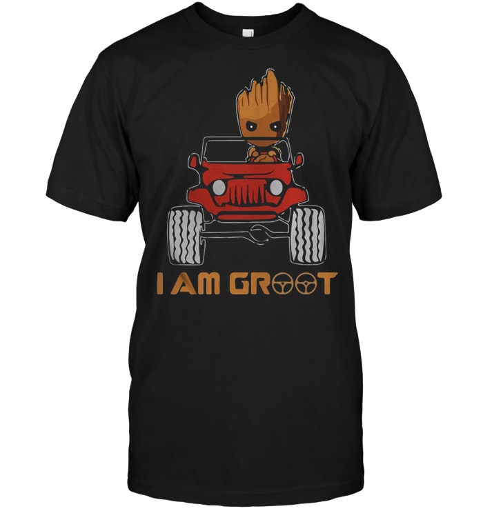Jeep Car I Am Groot