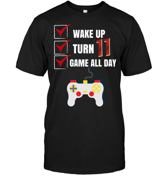 11 Yr Old Game All Day Gamer Birthday Party Outfit