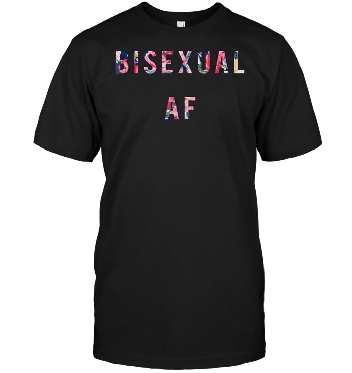 Floral Bisexual AF Funny, Humor, Gag Gift, LGBT