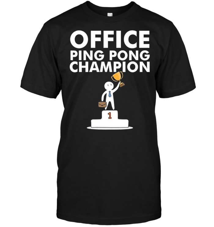 Office Ping Pong Champion And Table Tennis