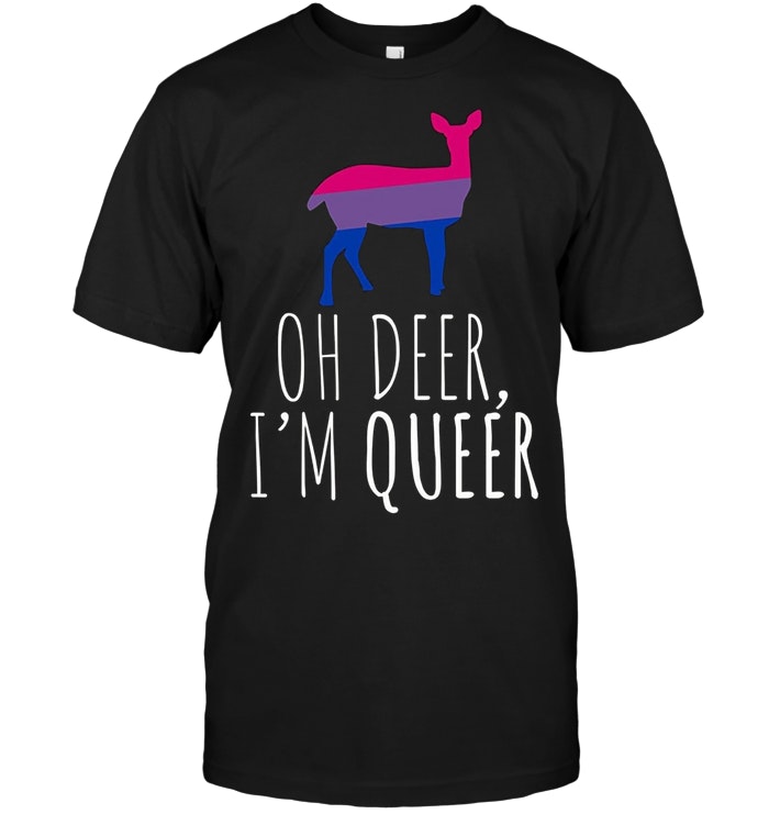 Oh Deer I'm Queer Lgbt Bisexual Pride Gay Lesbian