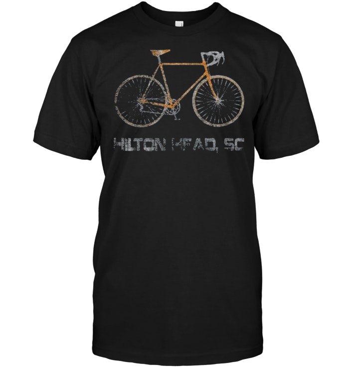 Vintage Hilton Head SC Bike Cyclist