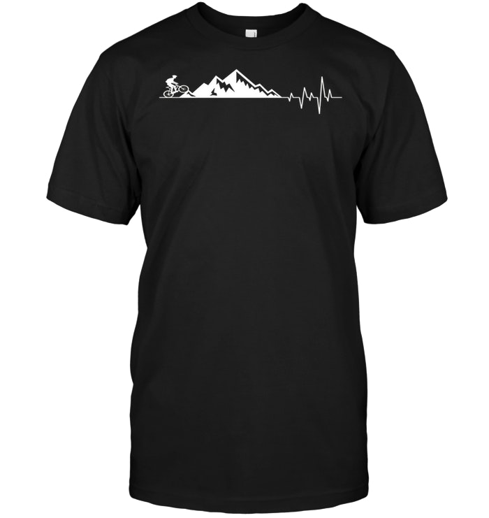 Funny For Mountain Bike Heartbeat For MTB Bikers