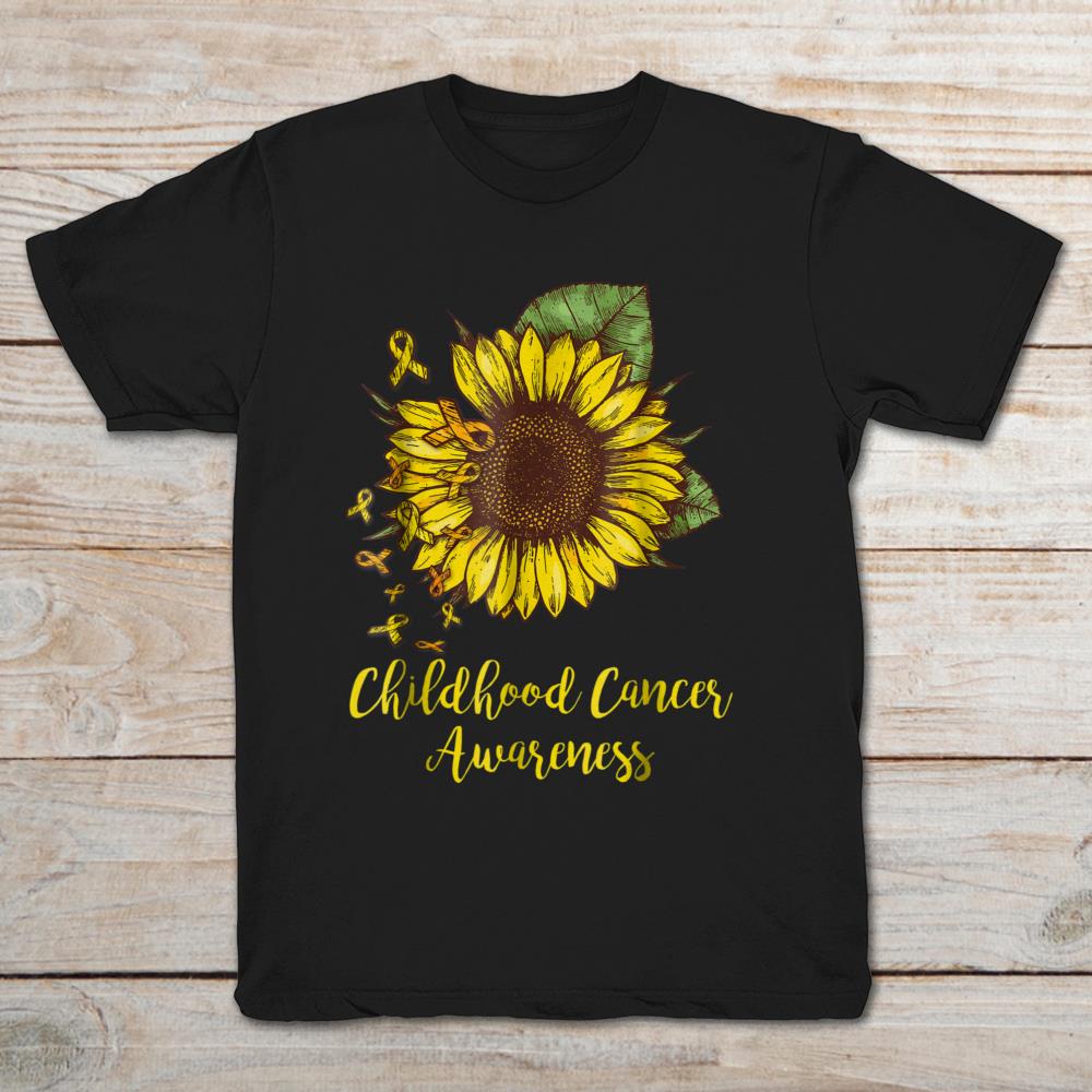 Childhood Cancer Awareness Sunflower