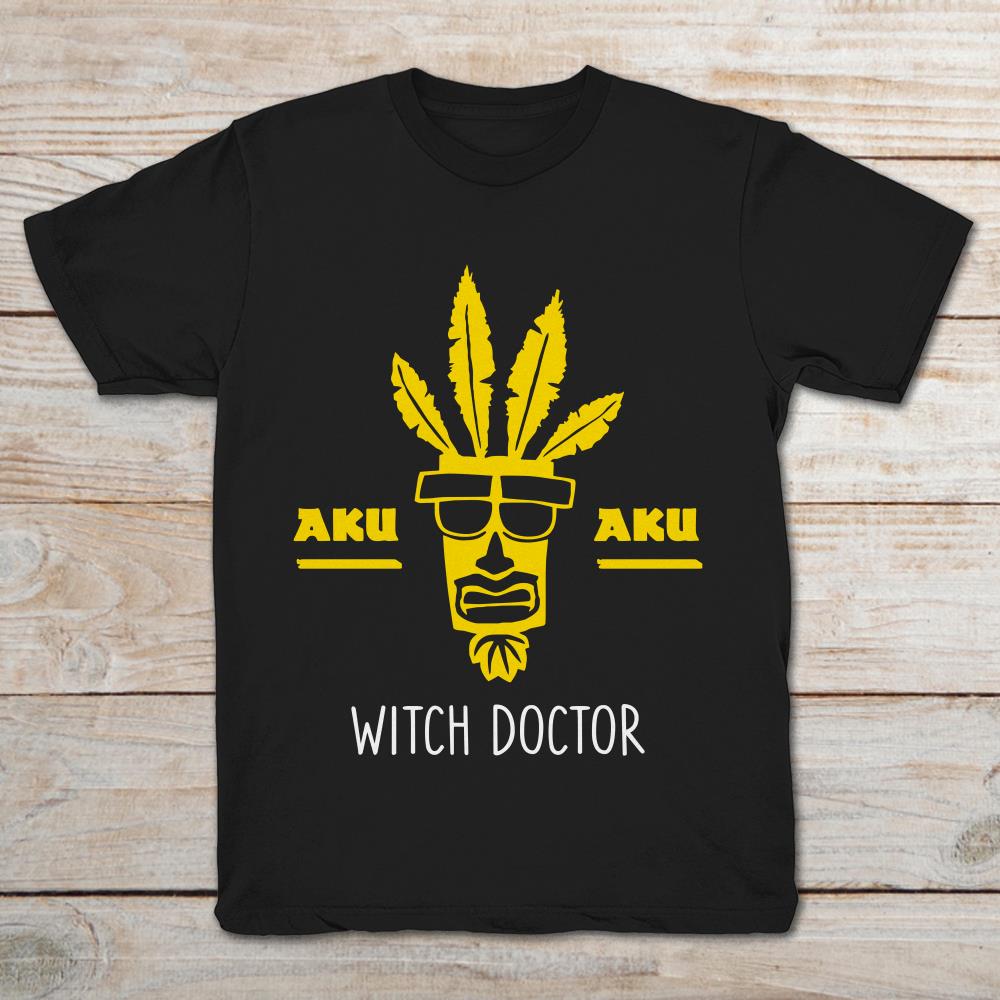 Crash Bandicoot Aku Aku Witch Doctor