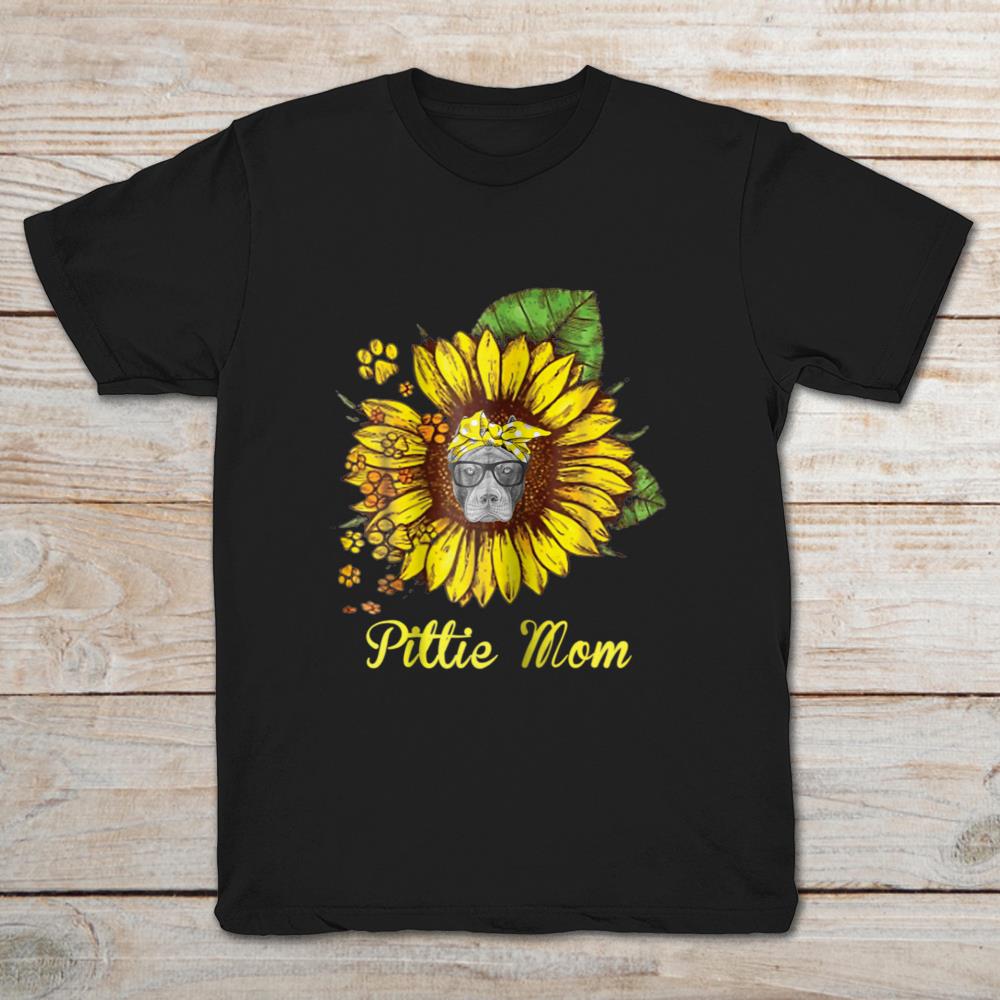 Sunflower Pittie Mom