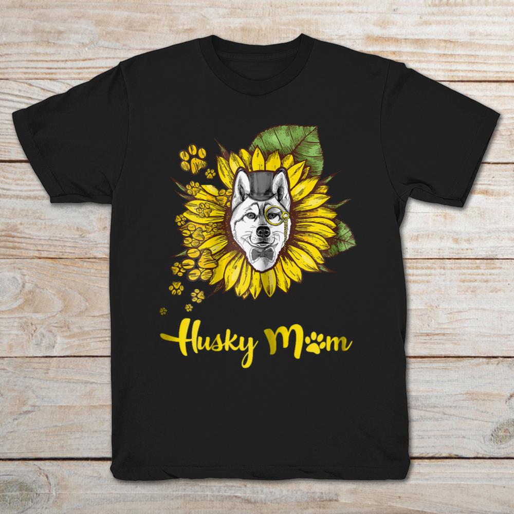 Sunflower Husky Sibir Mom