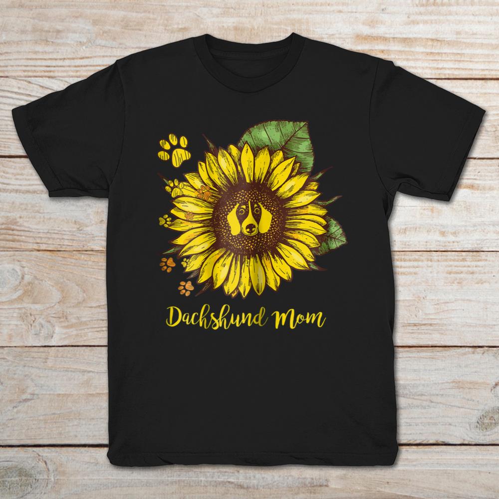 Sunflower Dachshund Mom
