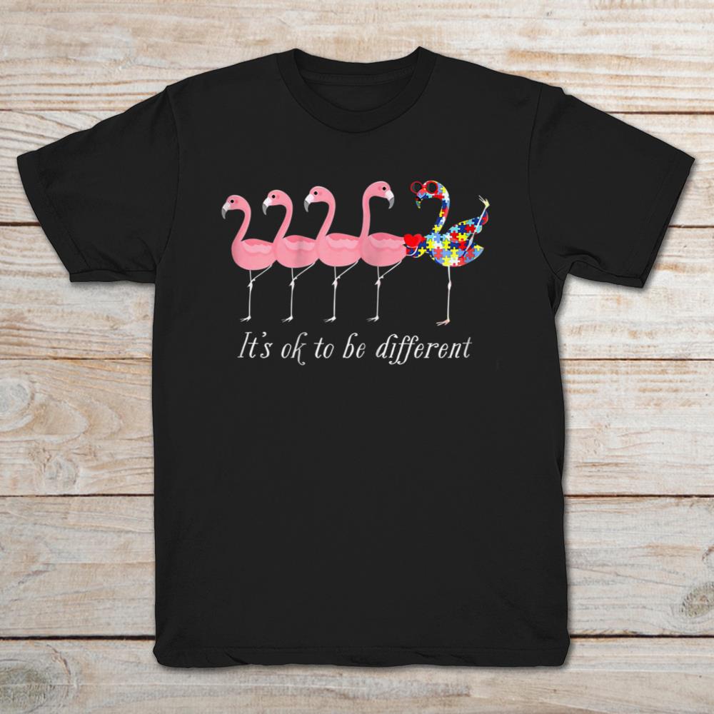 Flamingo Autism It’s Ok To Be Different