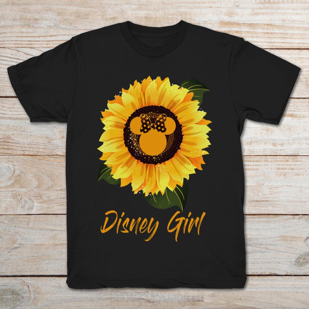 Minnie Mouse Sunflower Disney Girl