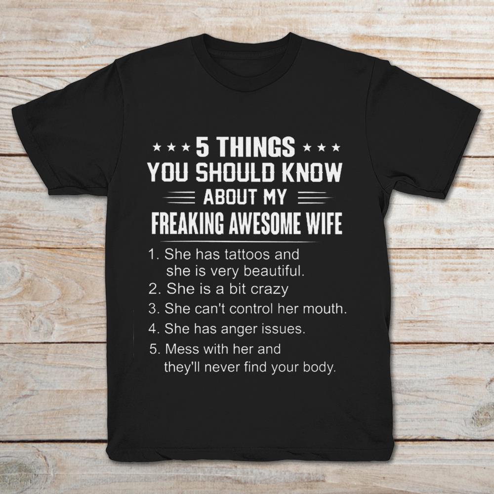 5 Things You Should Know About My Freaking Awesome Wife