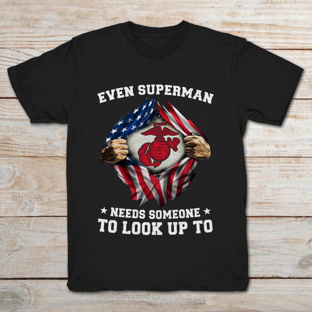 Even Superman Need Someone To Look Up To US Marine Corps
