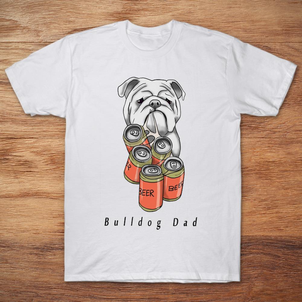 Bulldog Dad And Beer