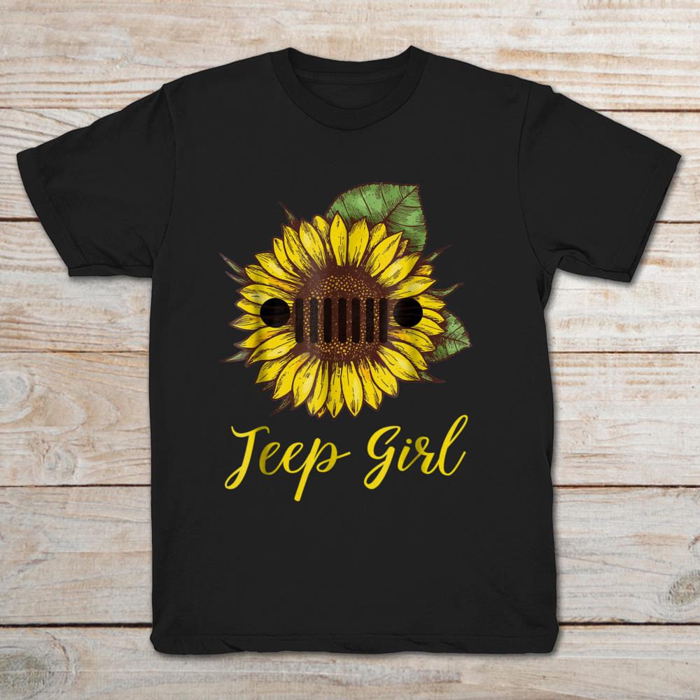 Sunflower Jeep Girl