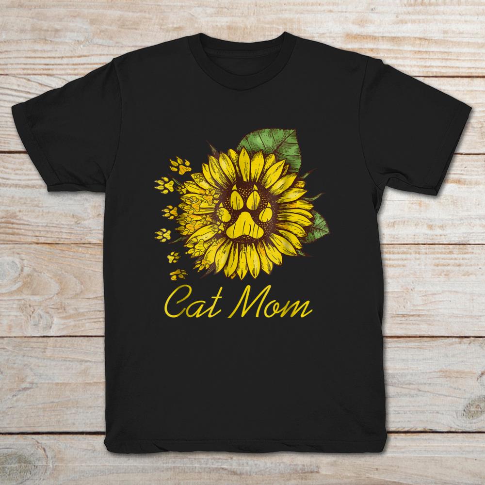 Cat Paw Sunflower Cat Mom