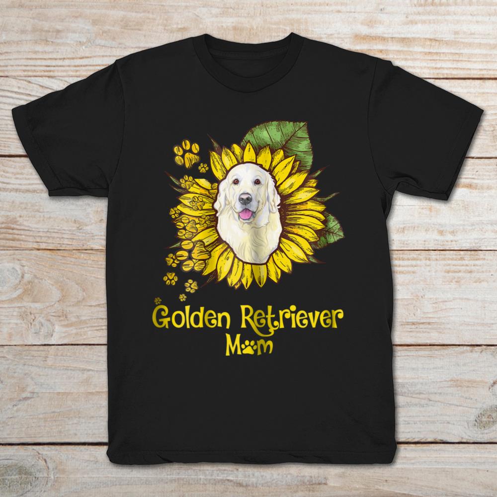 Golden Retriever Mom Sunflower