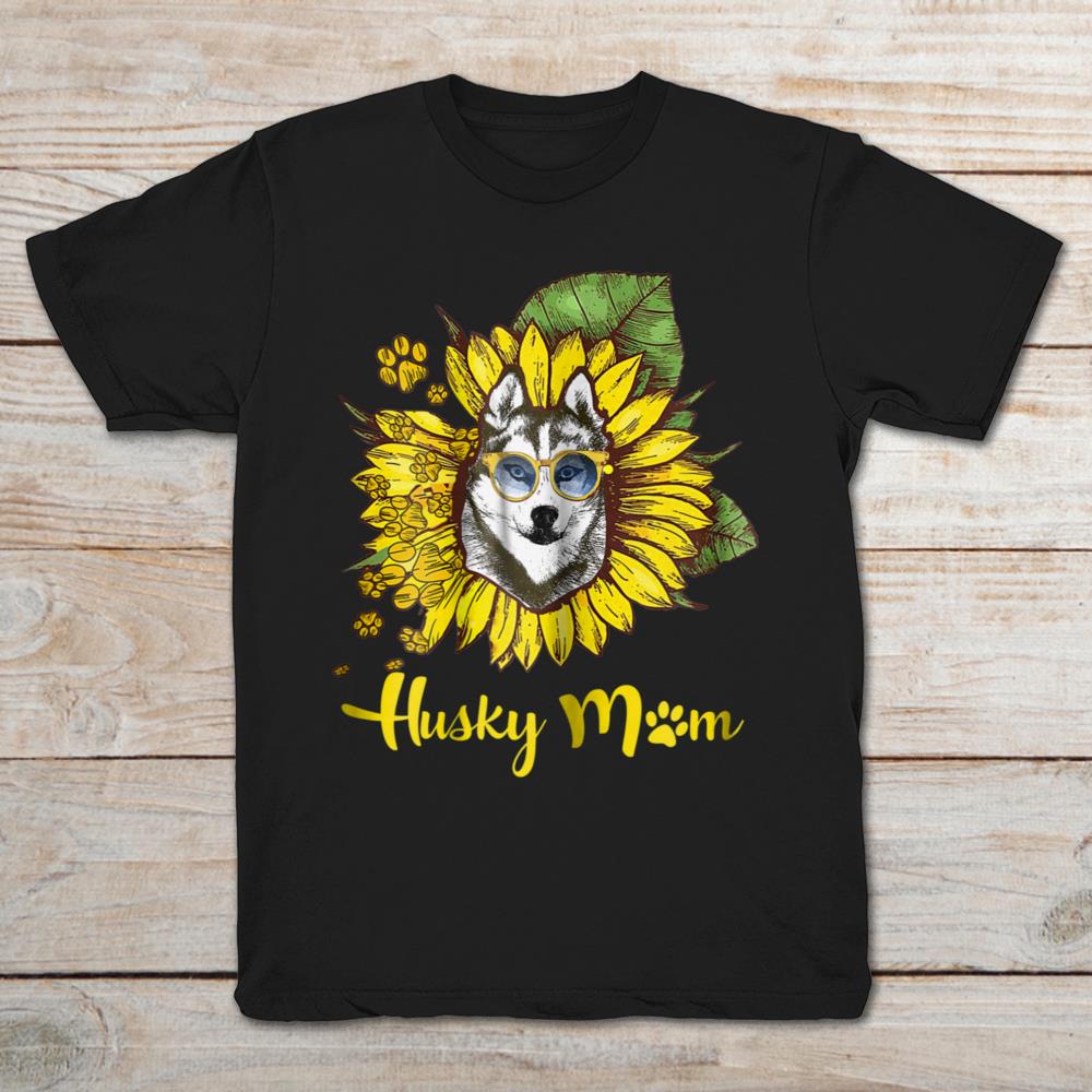 Husky Mom Sunflower