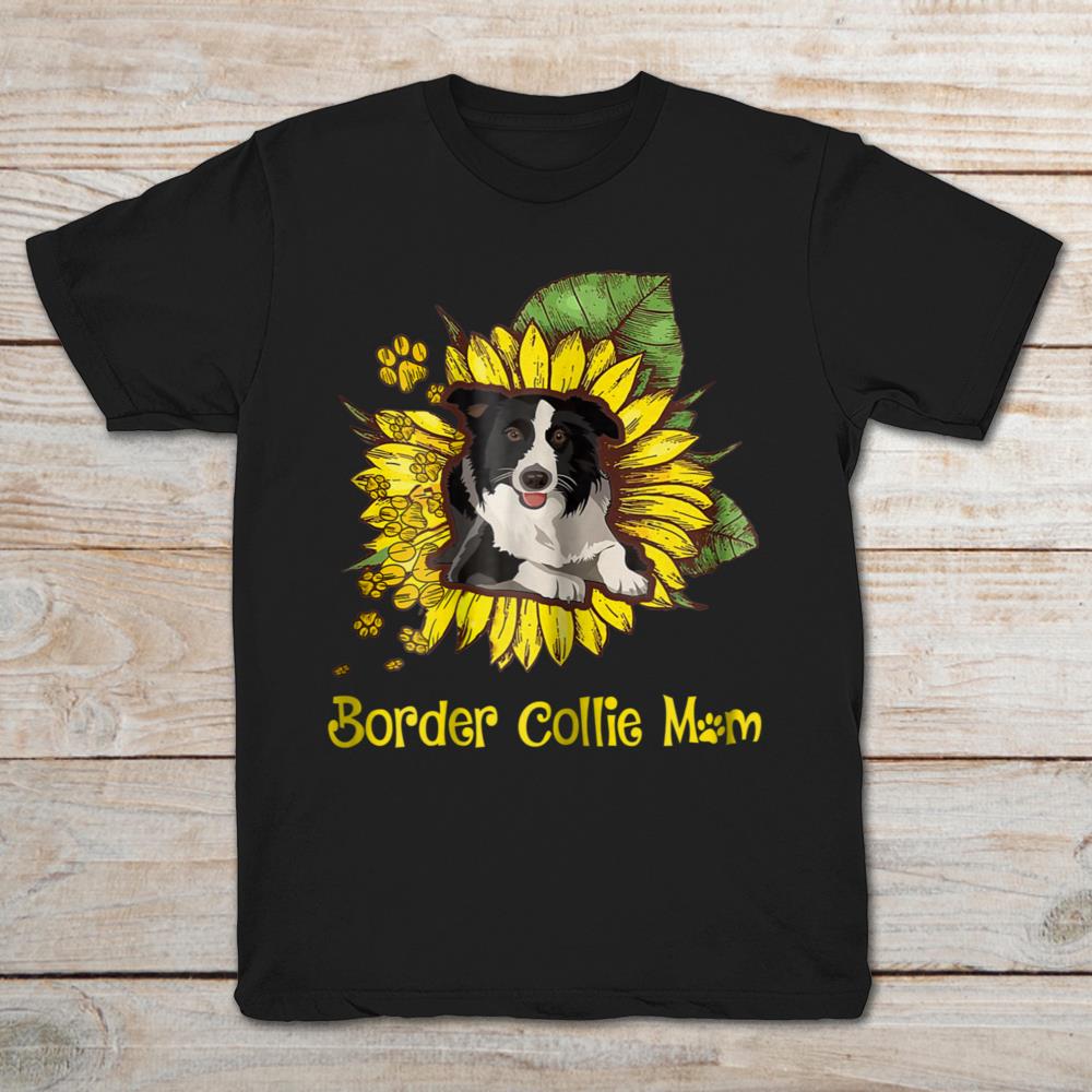 Border Collie Mom Sunflower