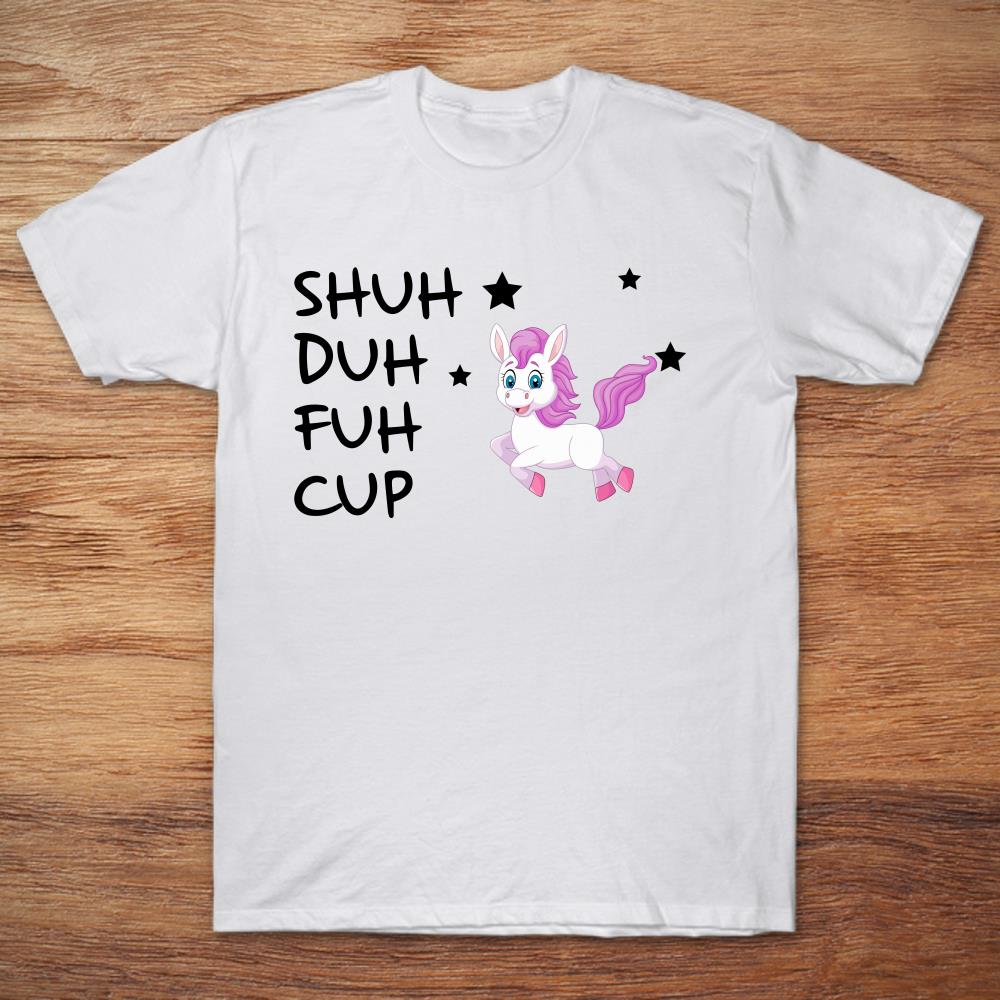 Shuh Duh Fuh Cup Purple Horse Princess