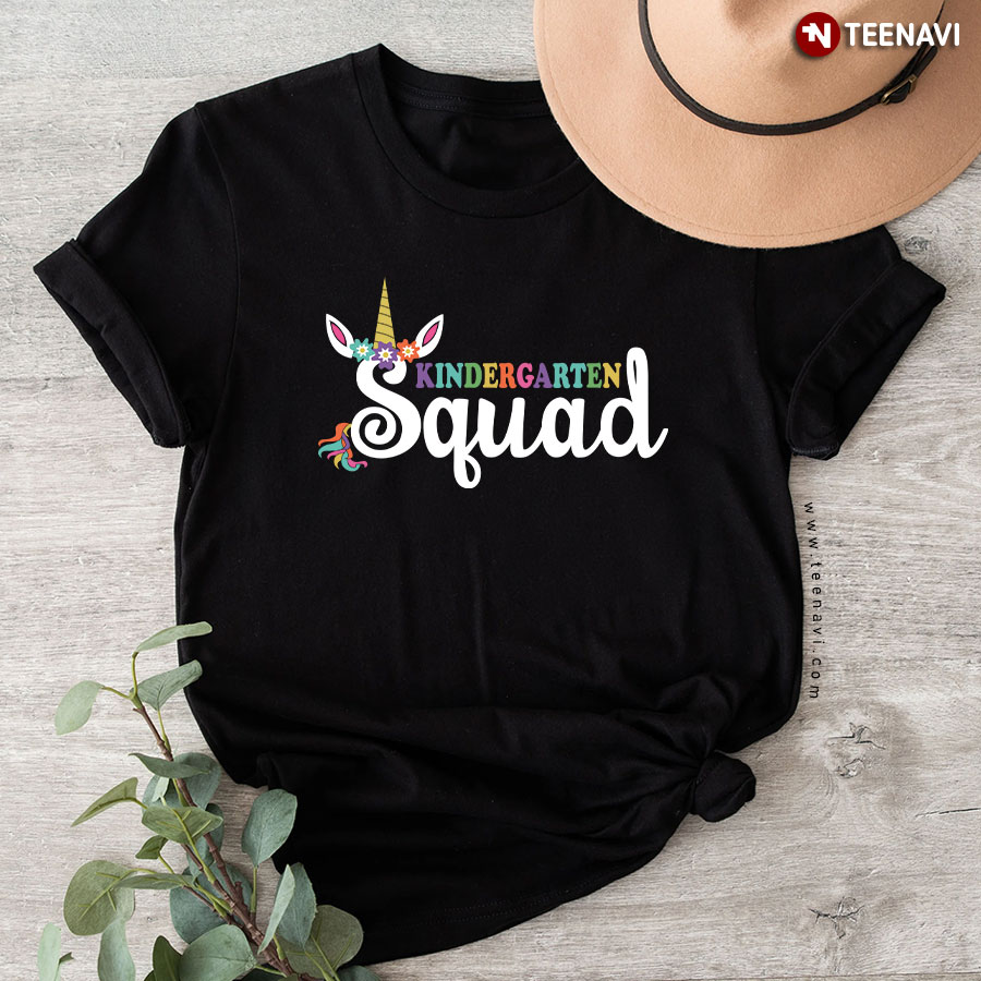 Cute Unicorn Kindergarten Squad T-Shirt