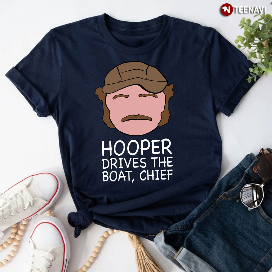 Hooper Drives The Boat Jaws T-Shirt
