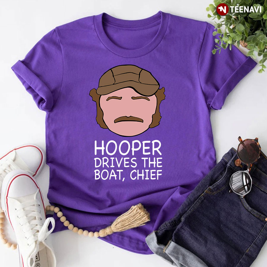 Jaws Hooper Drives The Boat Chief T-Shirt