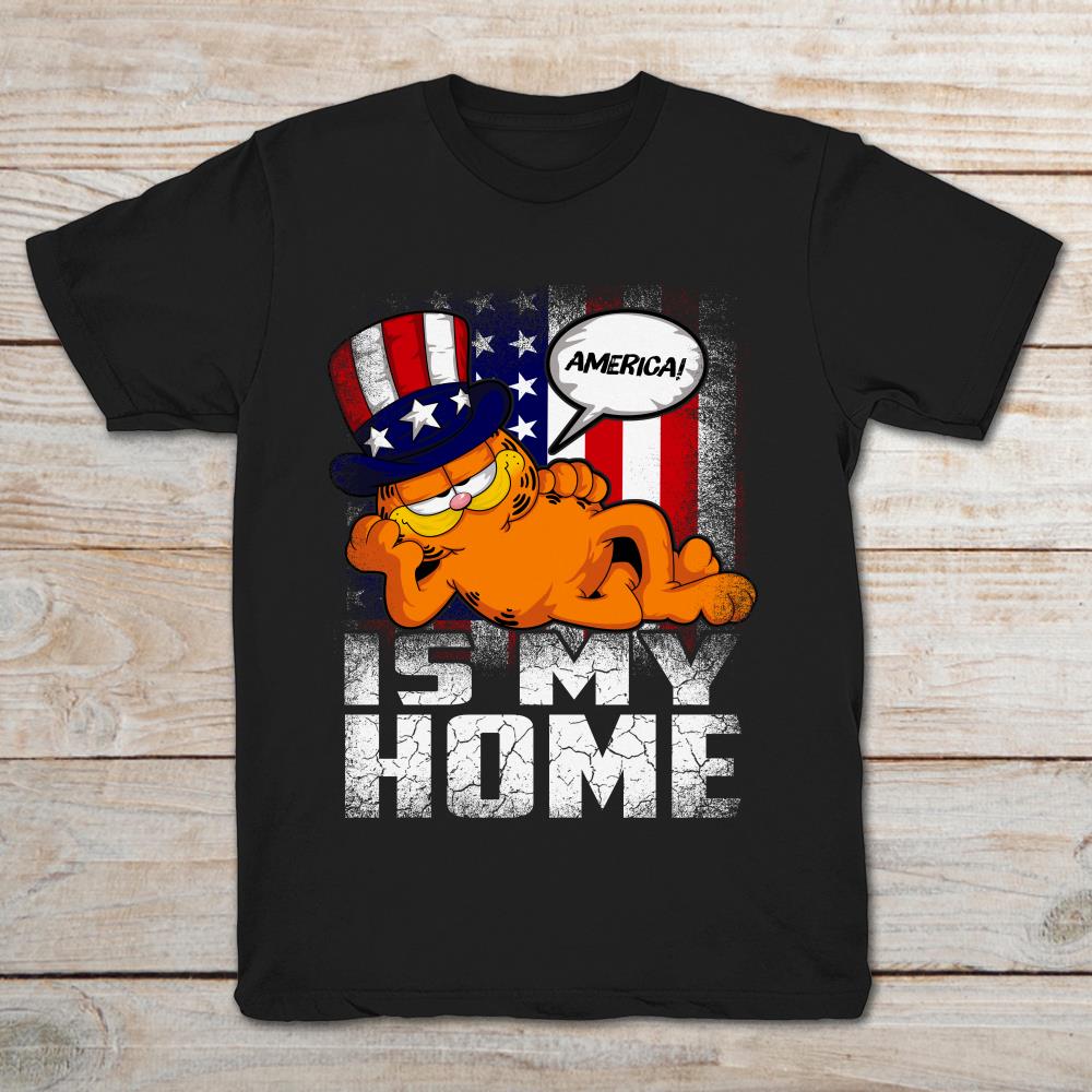 Corloring Garfield America Is My Home