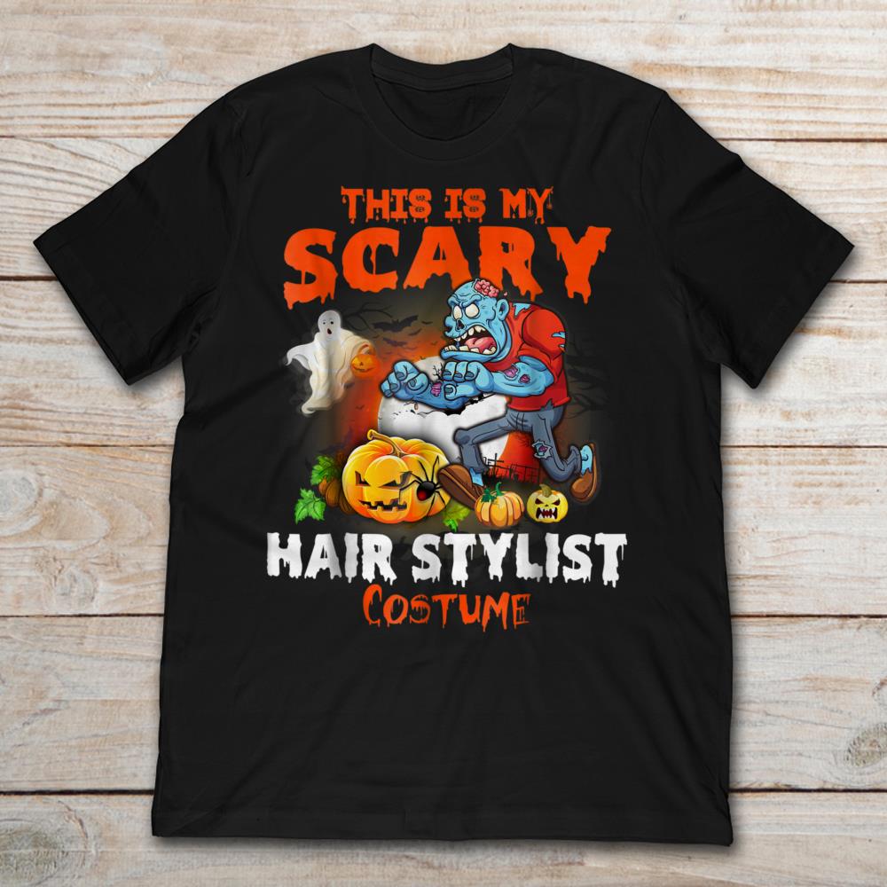 Halloween This Is Scary Hair Stylist Costume