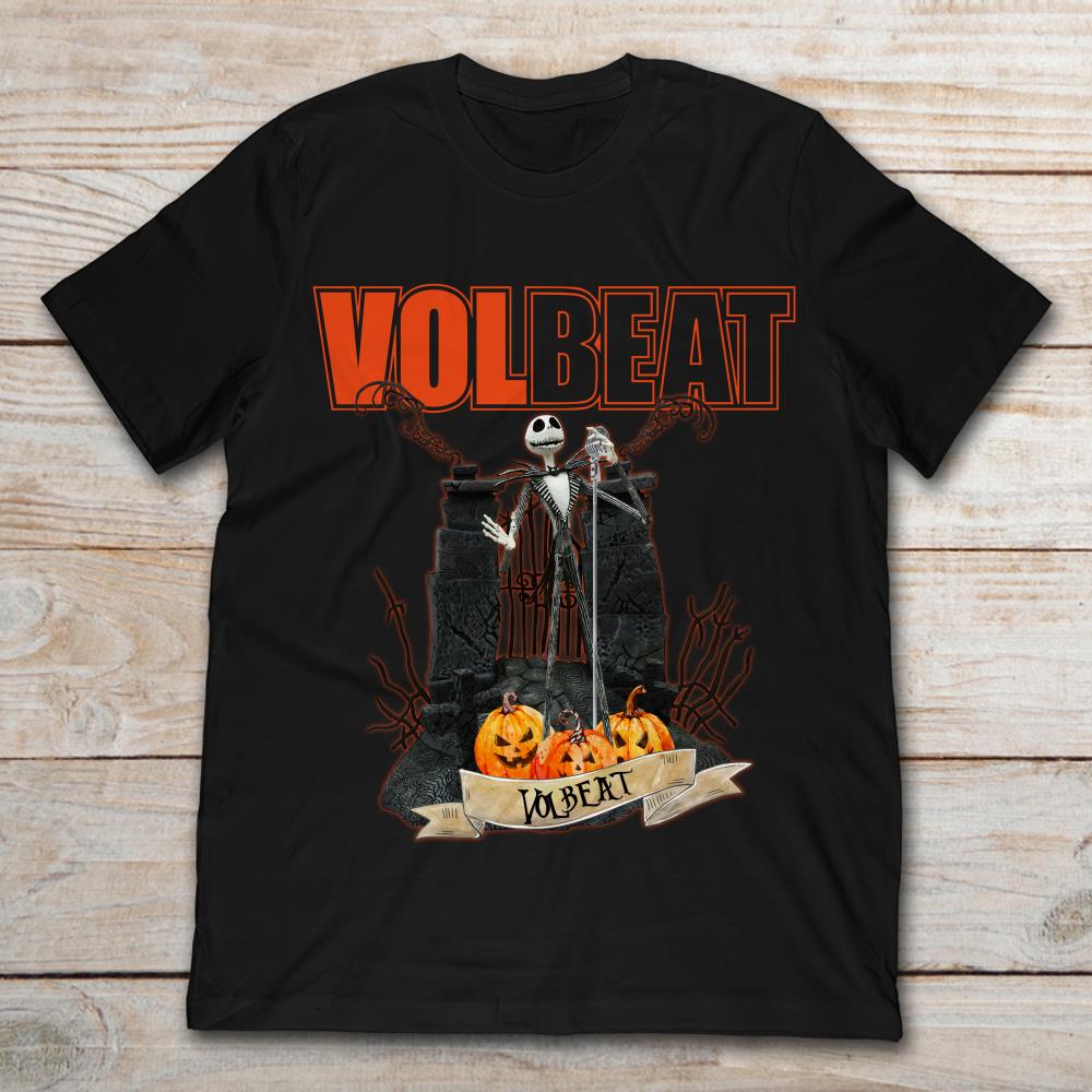 Jack Skellington And Pumpkins Volbeat Band 
