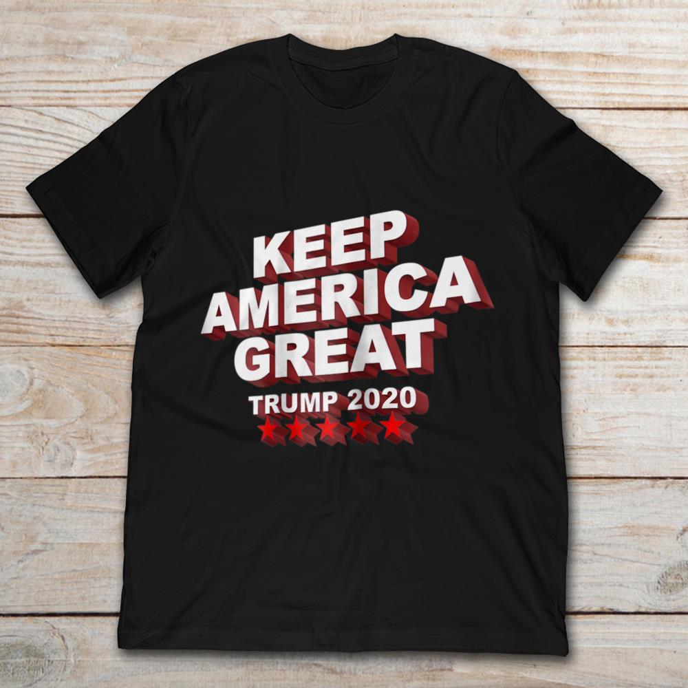 Keep America Great Trump 2020 Five Stars