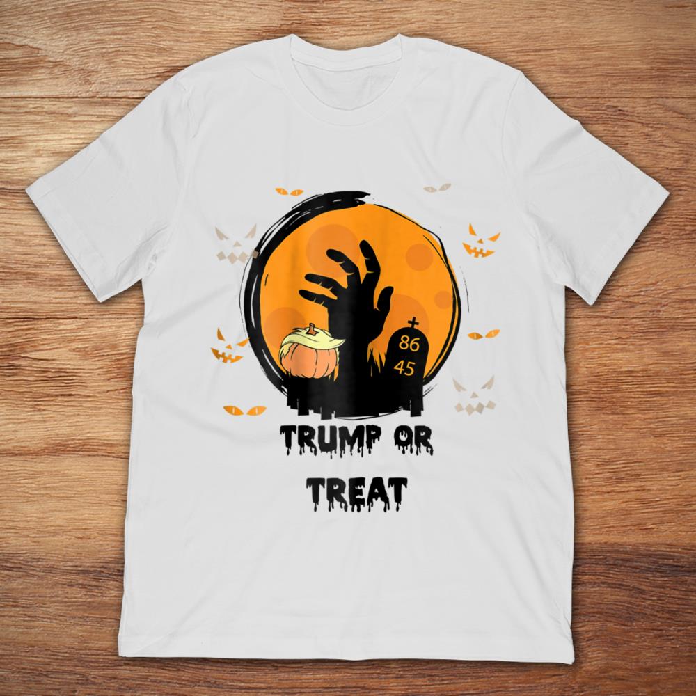 Halloween Pumpkin Creeping Hand The Tomb 86 45 Trump Or Treat