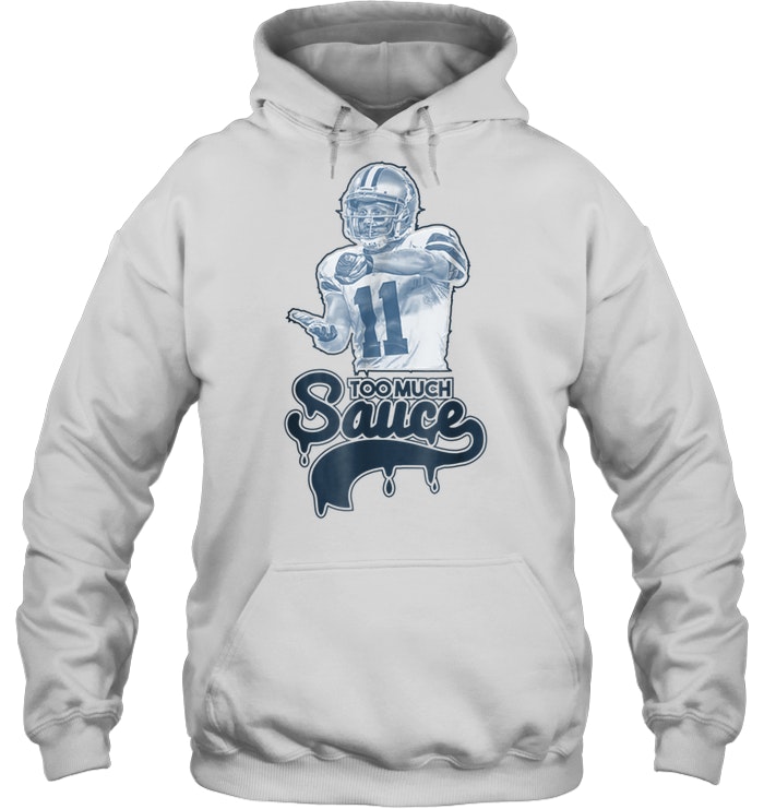 Cole Beasley Too Much Sauces T-Shirt - TeeNavi